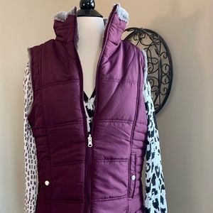 Keren Hart Reversible Faux Fur Vest